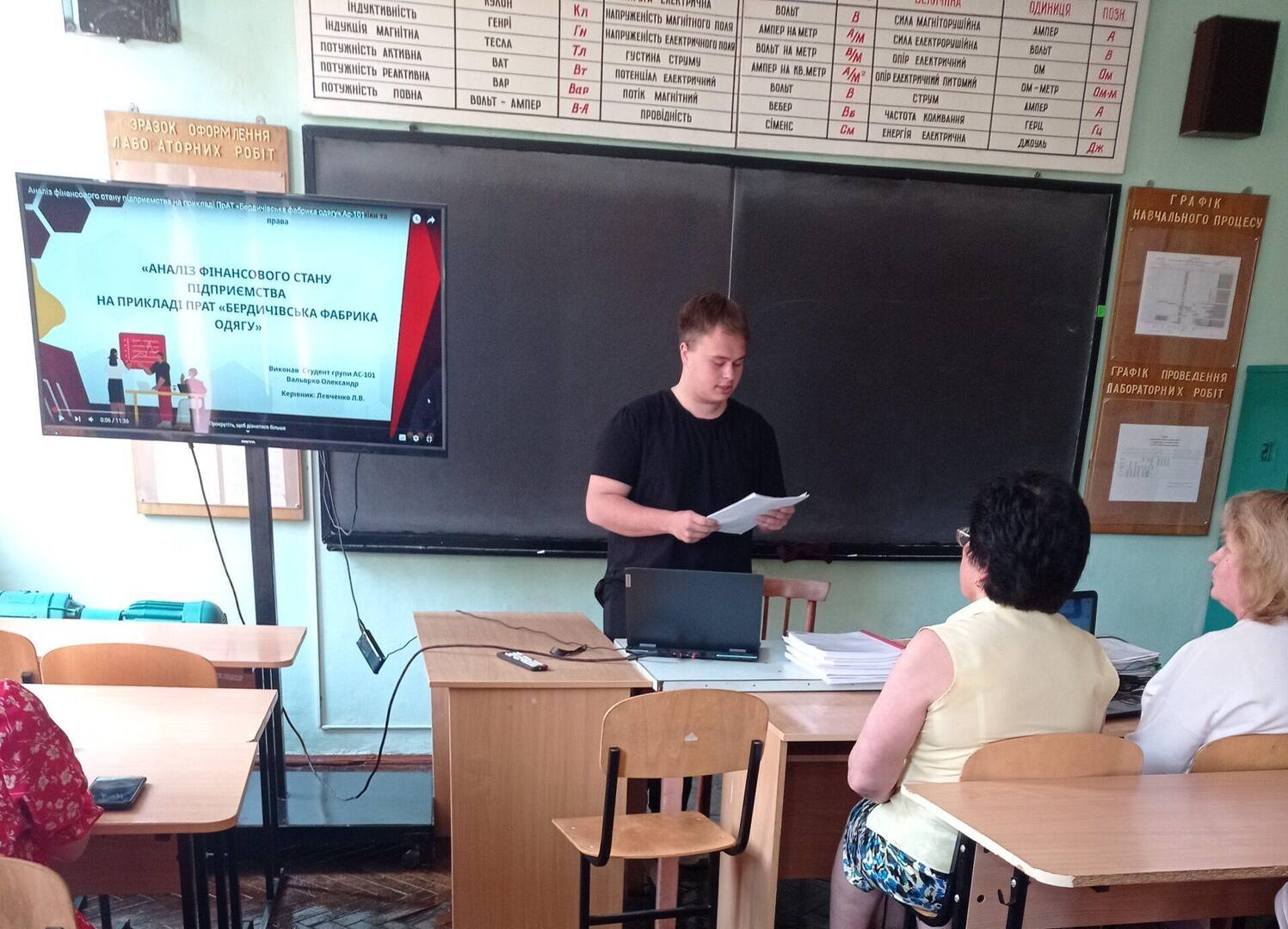 Відбувся успішний захист курсових робіт з дисципліни «Економіка підприємства» у студентів спеціальності  071 Облік і оподаткування» групи Ас-101